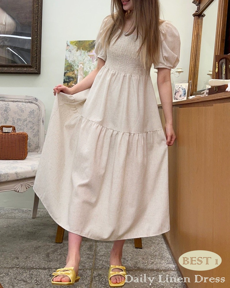 &lt; BEST 1 &gt;데일리 린넨 원피스 Daily Linen Dress